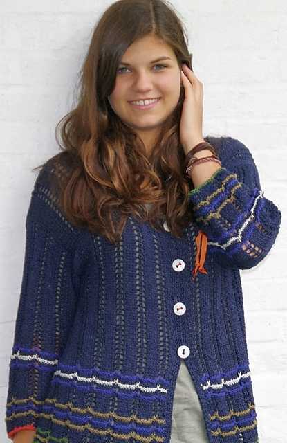 Nizza Damenjacke in Marine