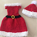 Barbie Santa dress and hat pattern 