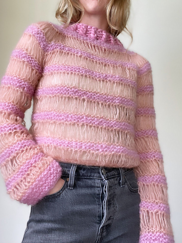 Rags to Drop Stitches Sweater