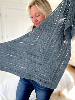 Large size in Meadow yarn (held double).