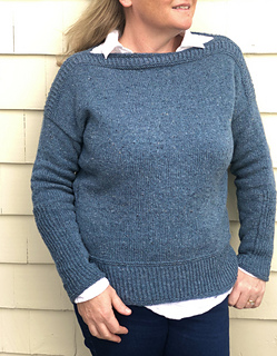 Single colour, deep hem, in size M2. See project notes for details.