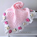 Victorian Rose Trellis Baby Blanket pattern