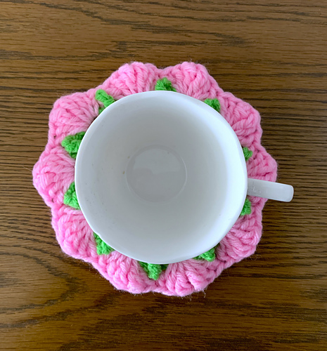 Flower Doily in a Vase photo 7
