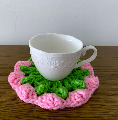 Flower Doily in a Vase photo 6