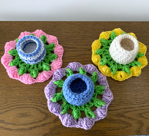 Flower Doily in a Vase photo 4