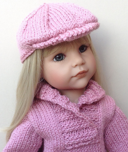 Shawl Neck Sweater & Cap photo 2