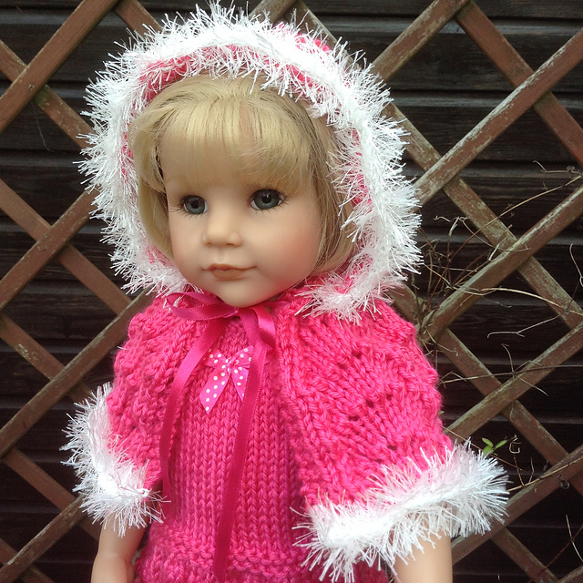 Ravelry Cape for Dolls pattern by Jacqueline Gibb