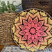 Gypsum Mandala pattern 