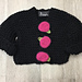 Rose Button Baby Cardigan pattern 