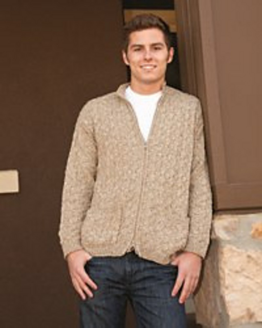 rugged cardigan