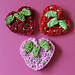Heart strawberry application pattern 
