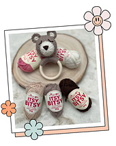 Baby Bear, Teddy Bear Rattle Knitting Pattern 
