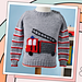 Call The Brigade Fire Engine Sweater - Freddie pattern 