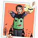 Monster Mash Halloween jumper knitting pattern, Frankenstein intarsia, ages 12 months to 11 years