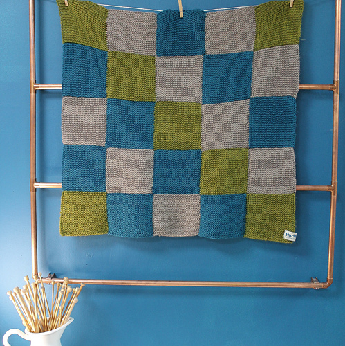 Simple Garter Stitch Square photo 2