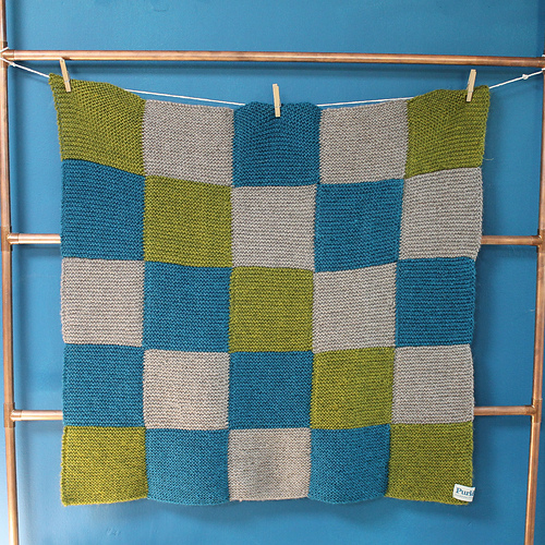 Simple Garter Stitch Square photo 1
