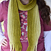 Ribbed Fringe Scarf pattern