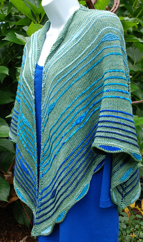 Capriccio Shawl by Nancy Mills for BK Collective Front