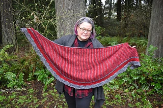 Capitol Hill Shawl by Pat Brunner with Kerry Graber for BK Collective and Jorstad Creek Yarns Open