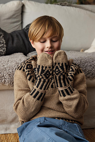 Lyre - child mittens