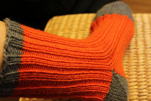 Taylor's Orange Toe-Up Socks photo 1