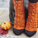 I Love You More Than Pumpkin Spice Socks pattern 