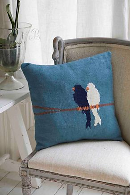 Lovebirds Cushion