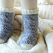 Big Bold Cabled Slipper Socks & Footies (Baby) pattern 