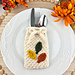 Fall Leaves Crochet Cutlery Holder Pattern pattern