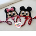 Mickey and Minnie Peek A Boo Hat pattern 