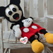 Large Mickey Mouse Ragdoll lovey pattern 