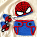 Spiderman Baby Set pattern 