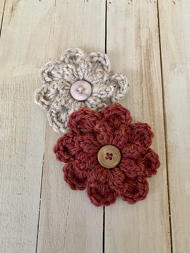 Ravelry: Autumn Berry Flower pattern by Jenny Dickens