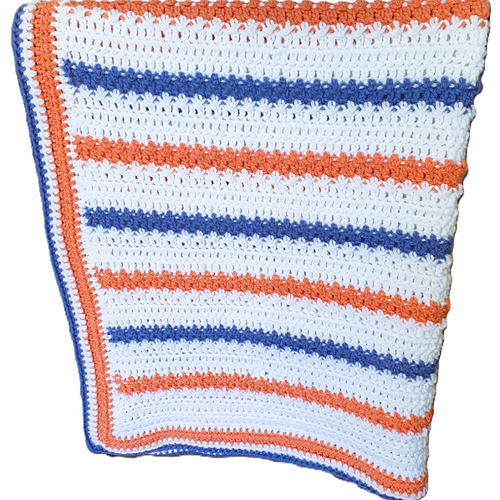 Ravelry Chunky Stripes Throw pattern by Sharon Goodwin