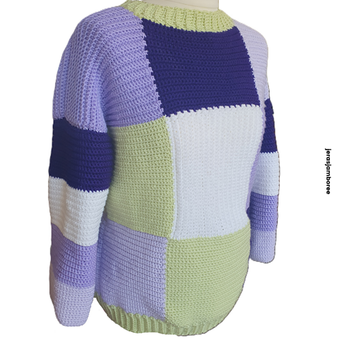 Ravelry: Patchwork Sweater pattern by Sharon Goodwin