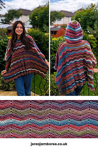 Forest Ripple Poncho photo 4
