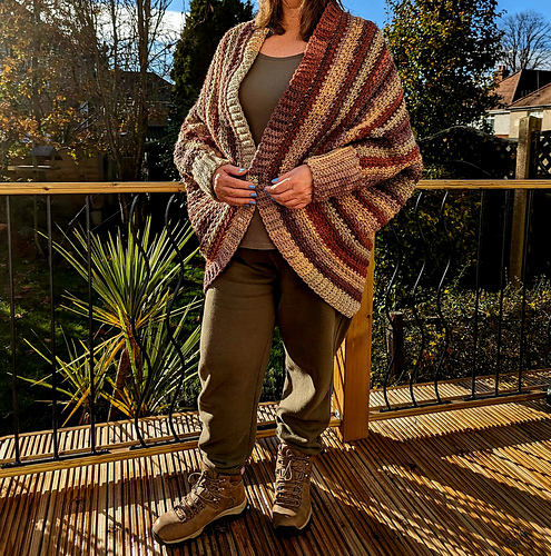 Cocoon Shrug Cardigan - Sharon Goodwin
