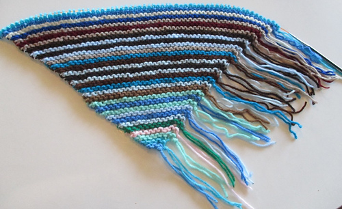 beginning corner; had mostly blues at hand