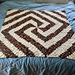 Center Spiral Baby Blanket pattern 