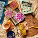 Bergenia Coaster Set pattern 