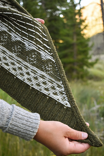 Snøaktig Sjal - Jessica McDonald