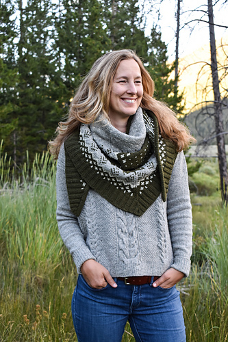 Snøaktig Sjal - Jessica McDonald