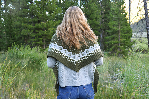 Snøaktig Sjal - Jessica McDonald