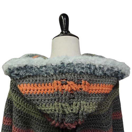 Hooded Cabled Cape photo 2