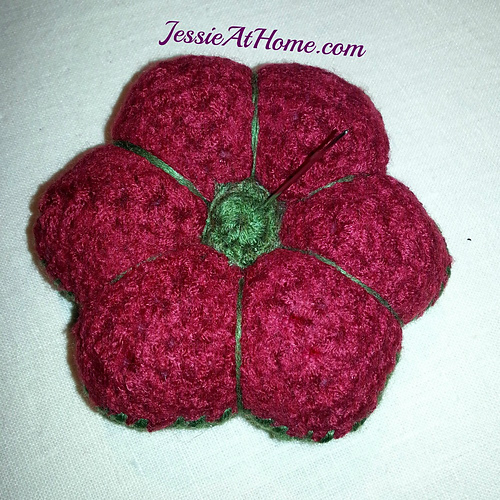 Felted Floral Pincushion photo 2