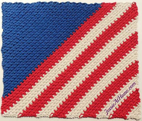 Crochet Patriotic Placemat photo 4