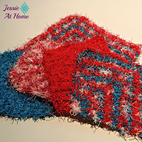 Angled Scrubby Washcloth photo 1