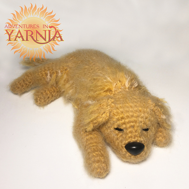 Ravelry: Sleepy Golden Retriever Amigurumi Dog pattern by Adventures in ...
