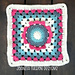 Framed Circle Granny Square pattern 