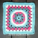Octagon Flower Granny Square pattern 